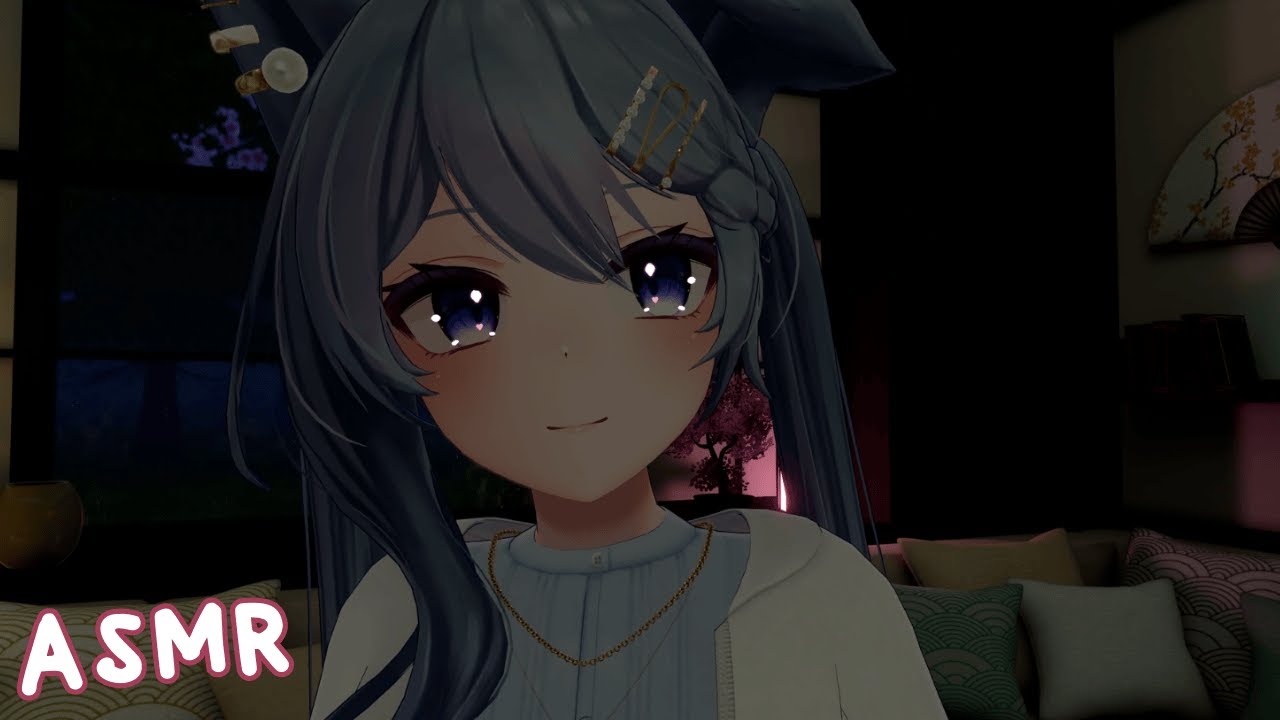 Mean Roomate Helps You Fall Asleep During Thunderstorm 😴 (Inaudible, Relaxing Music) 🌸 VRChat ASMR