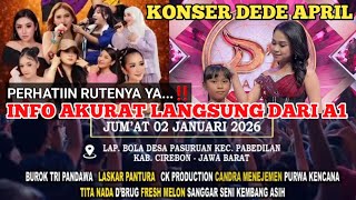 Download Lagu Yuuk Merapat Konser DEDE APRIL DA 7 INDOSIAR ‼️ Perhatiin Ya Rutenya Info Langsung Dari A1 MP3