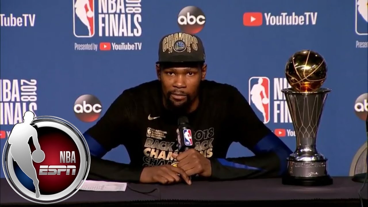 NBA Finals 2018 MVP is Kevin Durant after a close call with