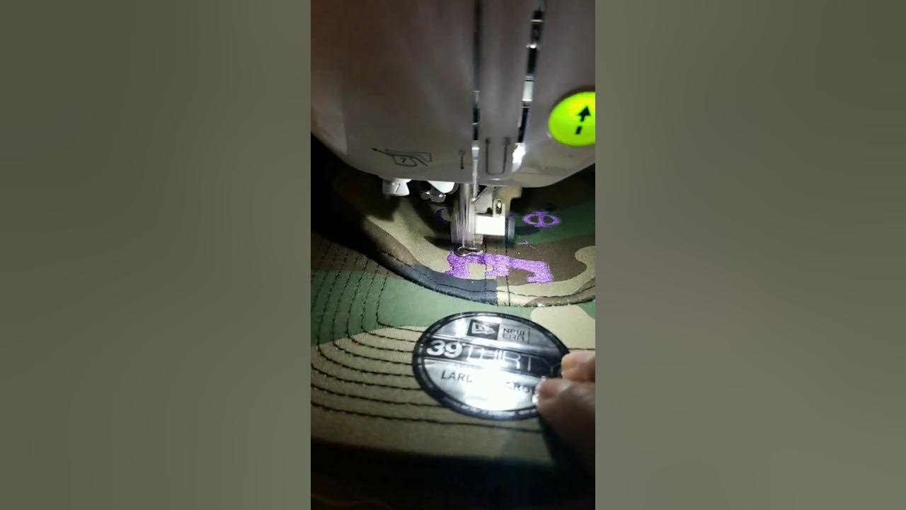 Embroidered Hat with Brother PE800 5x7 hoop. YouTube