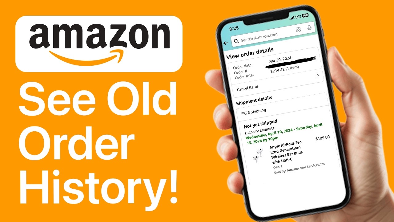How To Check Your Old Amazon Order History (2026 Guide) - YouTube