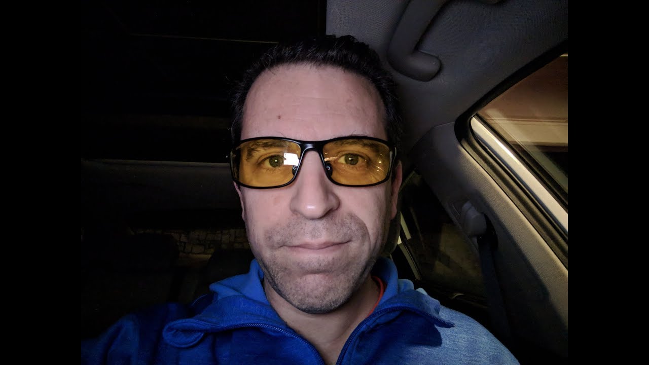 HD Polarized Anti Glare Wrap Around Night Vision Glasses for Men & Women Night Driving Glasses Fit Over Glasses
