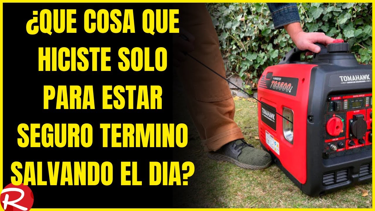 ¿Que cosa hiciste para estar seguro que termino salvando el dia despues?