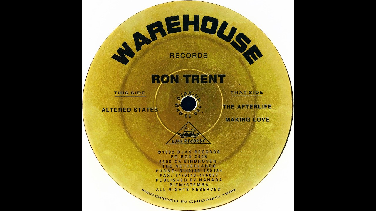 Ron Trent • Altered States (1990) (1992 Reissue) - YouTube