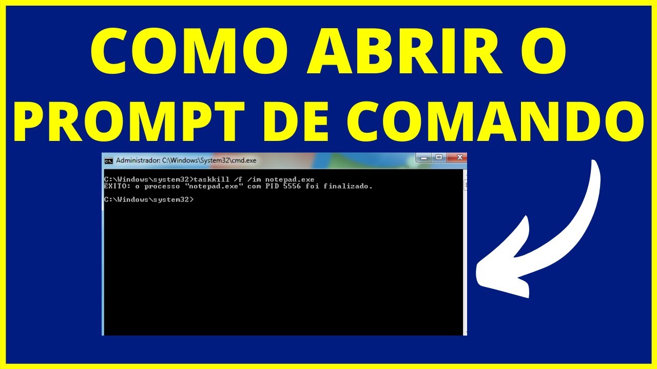 Como executar o prompt de comando em modo administrador sem