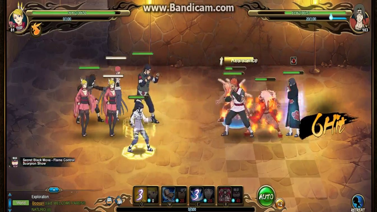 Naruto Online: Ninja Exam Lv 107 | Wind Main (Breeze Dancer)