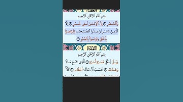 سورة العصر / فارس عباد