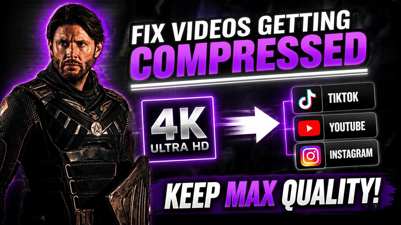 Fix Low Quality Uploads on TikTok, YouTube & Instagram (No More Blurry Videos) - 2026 Working Method