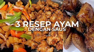 RESEP AYAM TERIYAKI || SAORI SAOS TERIYAKI. 