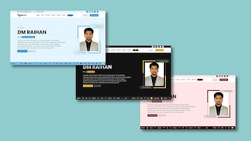 My Personal Portfolio Website | Ready Portfolio Website | Dark Mode | Light mode