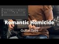 Romantic homicide by d4vd  guitar tabs