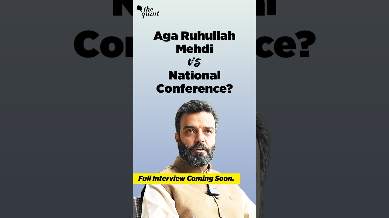 'A Day Will Come...': Aga Ruhullah Mehdi Hints at Resigning From National Conference | The Quint