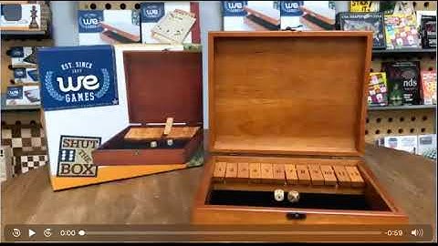 Classic Shut the Box - The Perfect Math Game for Homeschooling! #WEGames