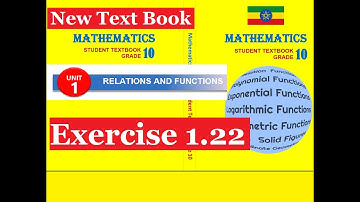Mathematics Grade 10 Unit 1 Exercise 1.22 from new Text Book@mathT_21​