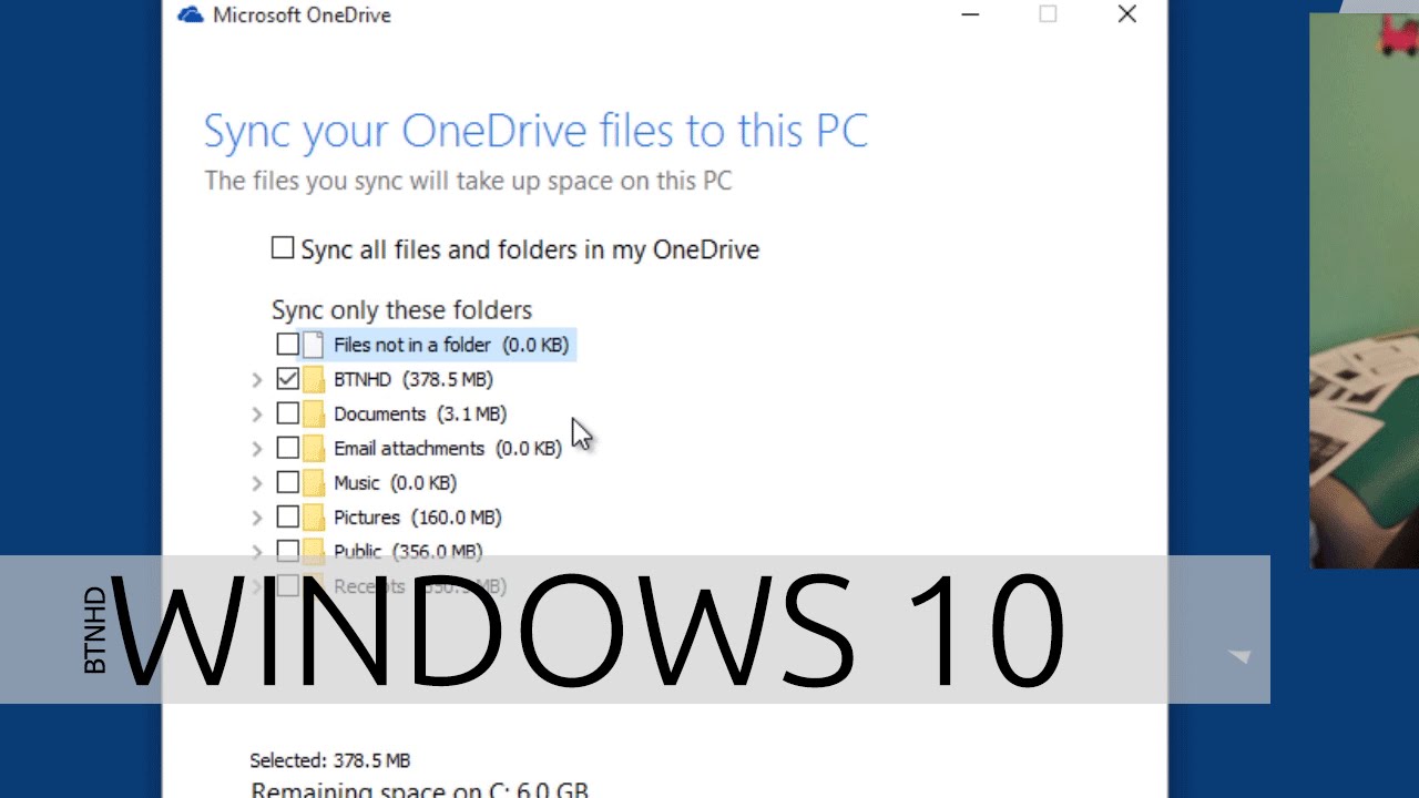 how from disconnect windows onedrive to 10 How Only in Sync OneDrive Folders Configure to Certain To