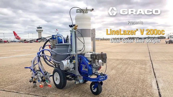 Fast, Easy 2-Color Pavement Marking with Graco LineLazer V 200DC