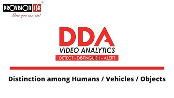 DDA ANALYTICS APPLICATION - DISTINCTION AMONG HUMANS, VEHICLES, OBJECTS.