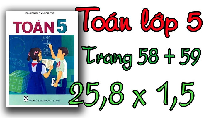 Sách giáo khoa toán lớp 5 trang 58 59