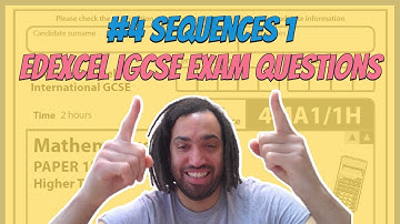 #4 Sequences 1 - Edexcel IGCSE Exam Questions