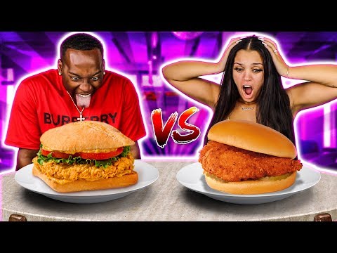 POPEYES VS CHICK-FIL-A FOOD CHALLENGE