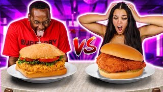 POPEYES VS CHICK-FIL-A FOOD CHALLENGE