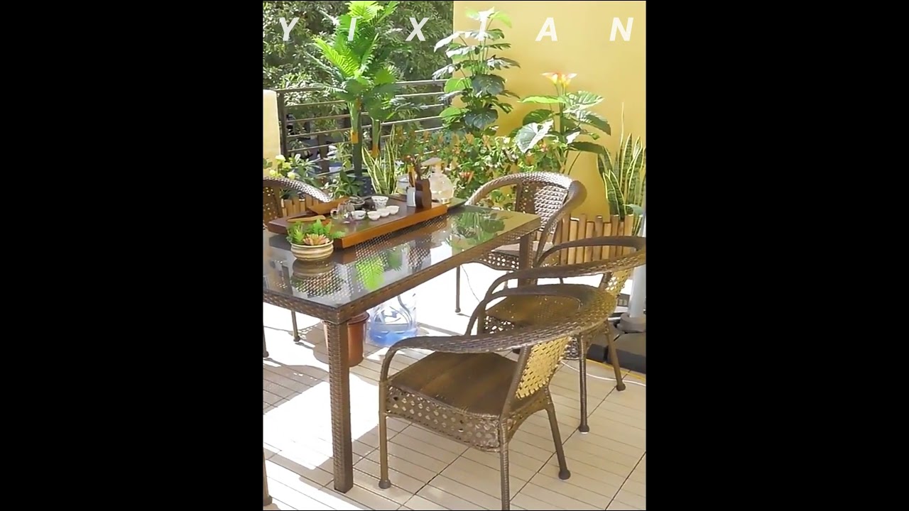 Plastic Rattan Table and Chair Mould 
