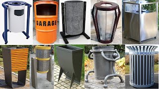 Modern Trash can design ideas / Trash receptacle design ideas / Trash bin design ideas