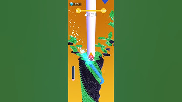 Amazing Power Mode Action In Stackball Game #shorts #gaming #trending #tiktok #stackball