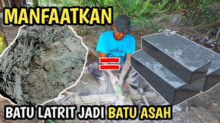 Cara Membuat Batu Asah Halus Dari Batu Latrit - Batu Alam