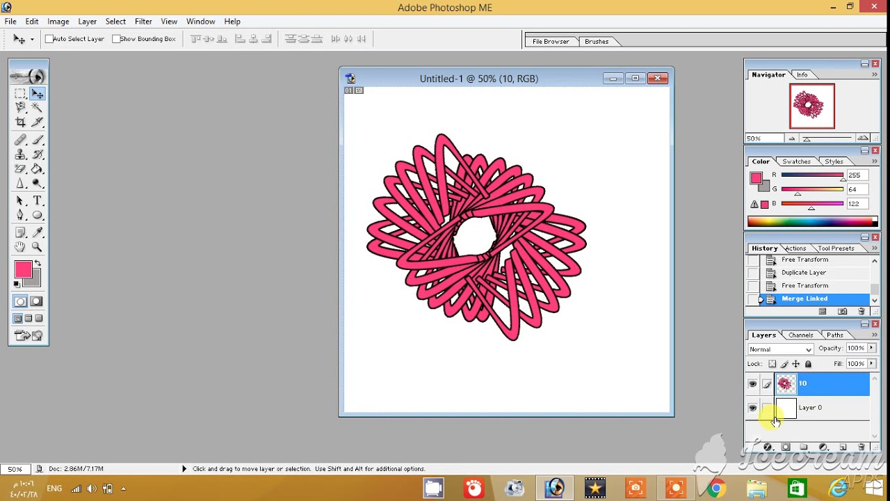 Looping Shape Looping shape in photoshp. - YouTube