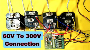 60v To 300v Automatic Stabilizer Connection