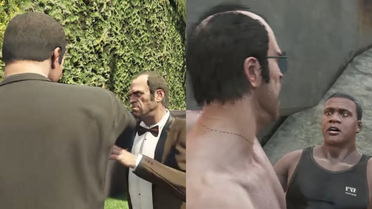 Meet Michael, Franklin, & Trevor In-Person Dialogue [GTA 5]
