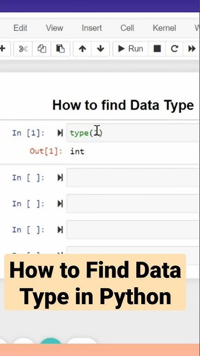 How to find Data type in python #Shorts - YouTube