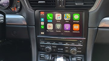 Wireless CarPlay and AndroidAuto in Porsche 911 2012-2016 (supports touch screen)