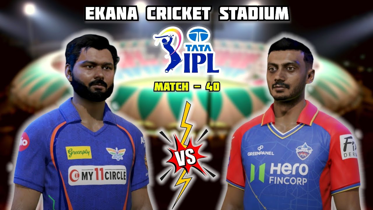 LSG vs DC | Match - 40 Highlights | TATA IPL 2025 | Cricket24 Gameplay