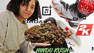 We Designed UGLY Christmas Shoes On NBA 2K21 Day 5 Vlogmas Smoke Session Hindu Kush