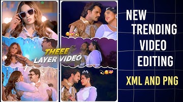 3 Layers 🔥 Trending Bhojpuri Video Editing In Alight Motion | Instagram Trending Reels Video Editing