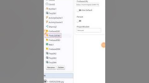 Creat Firebase project bucket
