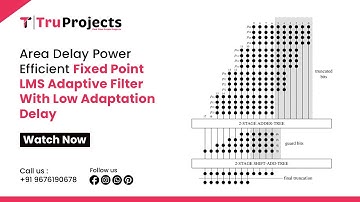 Area Delay Power Efficient Fixed Point LMS Adaptive Filter With Low Adaptation Delay II IEEE VLSI PR