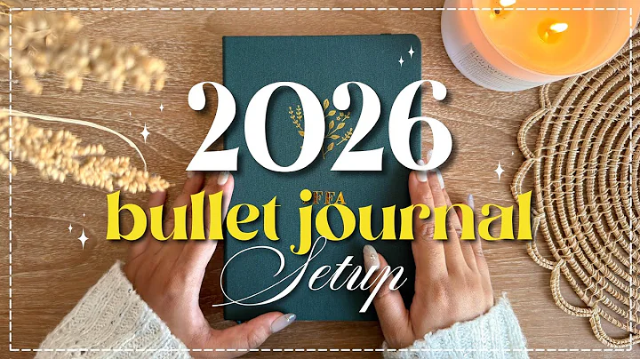 My 2026 bullet journal setup ✨