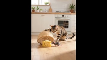 Shocking! The cat goes tactical!😱😱#shorts #tabbycat #trap