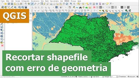 Como recortar shapefile com erro de geometria (erro topológico)