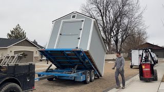 Shed Delivery With The Mule