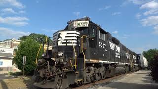CSAO MI-61 With Norfolk Southern EMD GP38-2 5307 Leading on 6/4/23