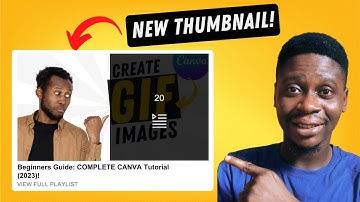 Change Your YouTube PLAYLIST Thumbnails || Quick and Easy in 2023