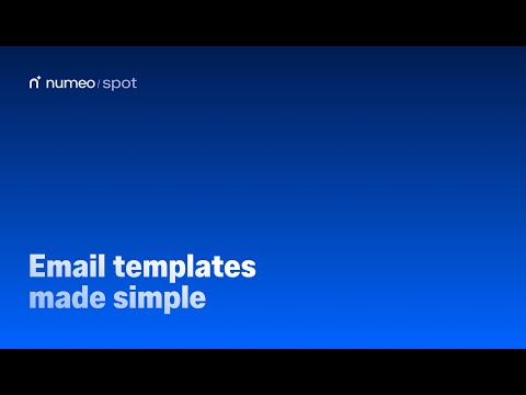Email templates made simple