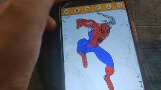 spider man coloring app screenshot 1
