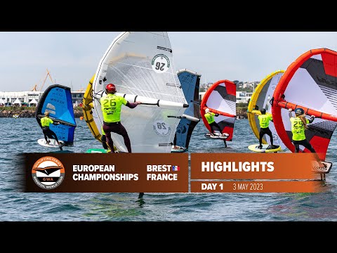 GWA Wingfoil European Championship Brest 2023 | Day One Highlights