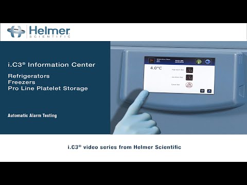 Helmer Scientific- i.C3® Video Series: Automatic Alarm Testing