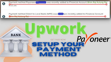 How To Add Payment Method On Upwork  | Local Bank Account | EarnMoneyOnline | UpworkFreelancing